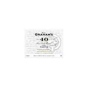  Grahams 40 Year Old Tawny NV 750ml Grocery & Gourmet 
