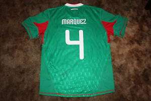 RAFAEL MARQUEZ SIGNED 2010 MEXICO SOCCER JERSEY  