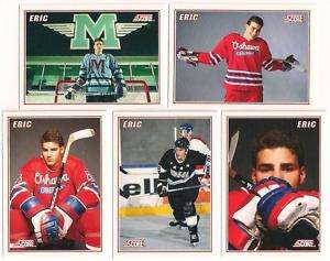 1990 Score Hockey Eric Lindros 5 Card ROOKIE Set MINT  