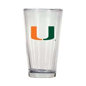  Miami Hurricanes Pint Glass