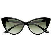   Inspired Fashion Mod Chic High Pointed Cat Eye Sunglasses  