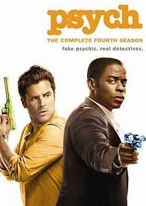 Psych The Complete Fourth Season DVD, 2010, 4 Disc Set  