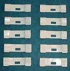 10 Pack VERTICAL BLIND Vane Saver OFF WHITE Ivory CURVED REPAIR CLIPS 