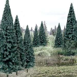    Woodland Scenics TR1588 Blue Spruce Trees 4 6 (13): Toys & Games