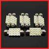 White 42mm 16 LED SMD SMT Interior Festoon Dome Light Car Bulbs 