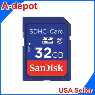 32GB Memory Card For Canon PowerShot SD1400 IS SX130 SD4500 SD1100 