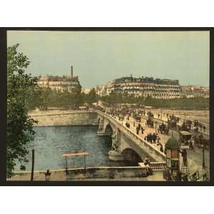  Photochrom Reprint of Alma bridge, Paris, France