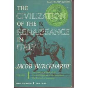   of the Renaissance in Italy. Vol.1 jacob burckhardt Books