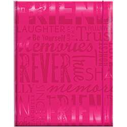    Expressions Hot Pink Photo Album (Holds 100 photos)  
