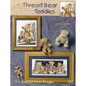  Thread Bear Teddies   Cross Stitch Pattern: Arts, Crafts 