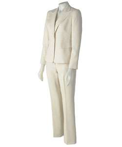 Anne Klein Petite Stretch Faille Pant Suit  