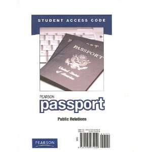  Pearson Passport Student Access Code Card for Public Relations 