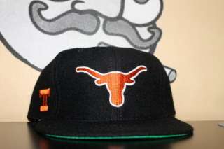 Texas Longhorns Vtg Snapback Hat DEADSTOCK BLOCKHEAD  