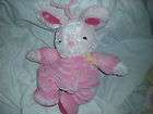 CARTERS child mine BUNNY rabbit music toy PINK BABY