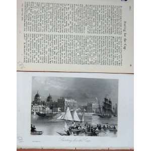  Boat Race Sport 1894 Sailing River BailyS Magazine