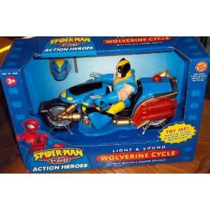   & Friends Action Heroes Light & Sound WOLVERINE CYCLE: Toys & Games