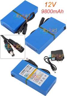   12V Portable 9800mAh Li ion Super Rechargeable Battery Pack #2  