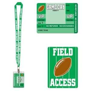  Game Day Football Party Pass 25in. Pkg/12