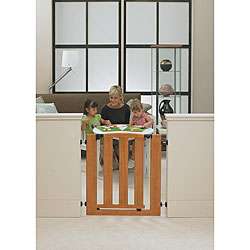 North States Easy Open and Lock Wood Gate  Overstock