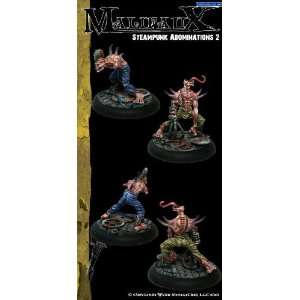  Steampunk Abominations 2 (2 Pack) Outcasts Malifaux Toys 