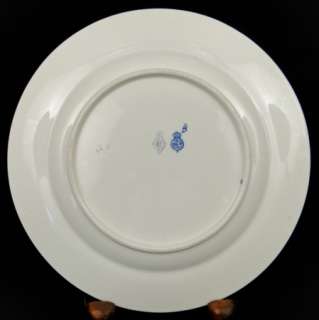   Antique 19C. Royal Worcester Chinoiserie Porcelain Asian Bird Plates