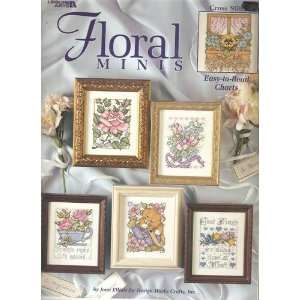  Floral Minis: Counted Cross Stitch Easy to Read Charts 
