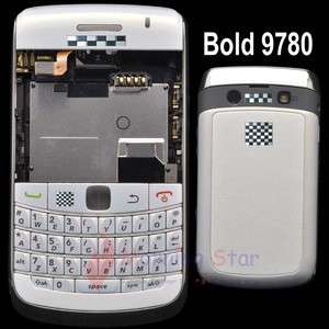 Original Full Housing For Blackberry BOLD 9780 White  