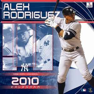 Alex Rodriguez 2010 New York Yankees 12x12 Wall Calendar  