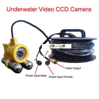 New 50M CCD Color Camera Fishing Underwater Video Camera