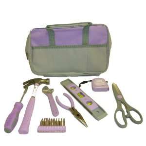  IIT 89808 Ladies Lavender 9 Piece Tool Set with Zippered 