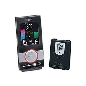  Wireless Color Weather Station with Clock & Remote Sensor 