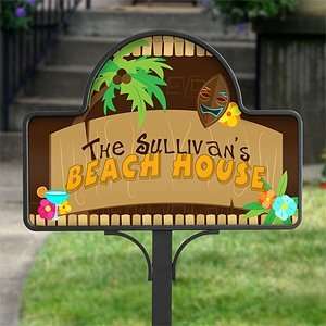 Personalized Yard Stake   Tropical Paradise Patio, Lawn & Garden
