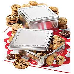 Mrs. Fields Classic Silver Gift Tin  