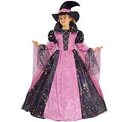 Girls Deluxe Witch Costume  Overstock