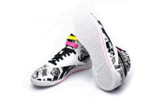 Reebok Womens shoes Freestyle Hi Punk 709943 WHT/BLK  