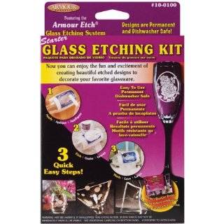  Armour Etch Glass Etching Deluxe Kit: Arts, Crafts 