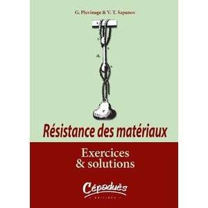  resistance des materiaux ; exercices et solutions 
