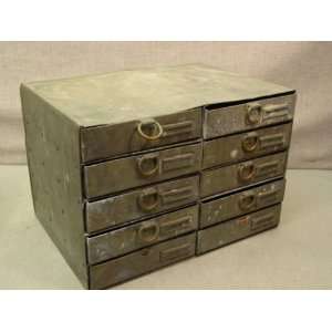  Tin Smiths 10 Drawer Riveted and Hand Crafted Chest 