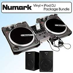   iBATTLEPACK Vinyl Plus iPod DJ Kit with Speakers  
