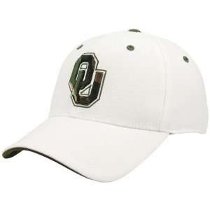   of the World Oklahoma Sooners White Plume 1 Fit Hat
