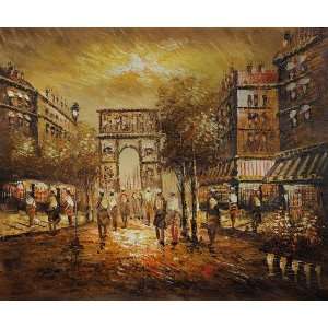 Art Reproduction Oil Painting   Famous Cities: Paris Gate 