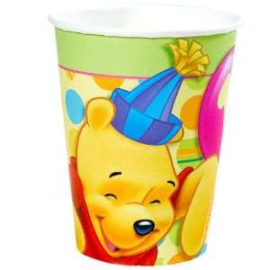   By Hallmark Disney Poohs 1st Balloon 9 oz. Cups 