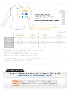 Srb Mans Slim jacket For Fall NWT Beige Black Khaki Navy M L size (DG 