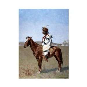 Frederic Remington   Blackfoot Indian Giclee Canvas 