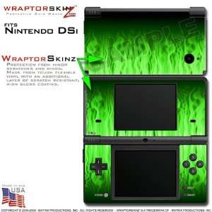  Nintendo DSi Skin Fire Green WraptorSkinz Skins (DSi NOT 