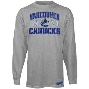  Reebok Vancouver Canucks Validation Long Sleeve T Shirt 