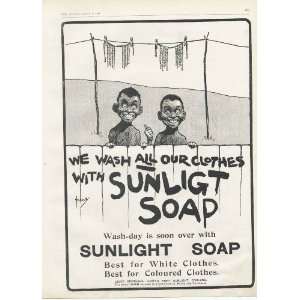  We Wash All Our Clothes Sunlight Soap 1906