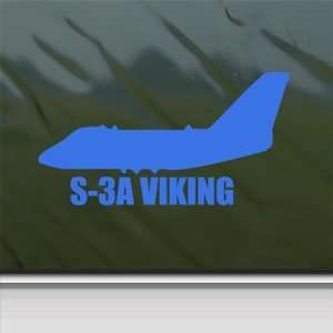  S 3A VIKING Blue Decal Military Soldier Window Blue 