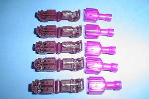 22 18 Guage T Taps & Male Spade Quick Wire Connectors Splice 5 OF Each