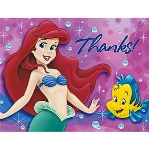  Little Mermaid Thank You Notes Toys & Games